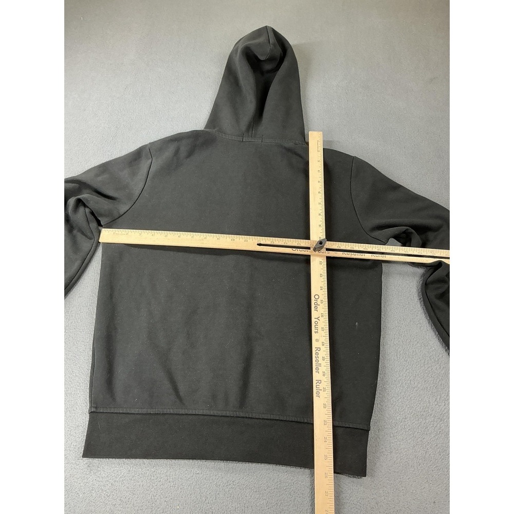 Polo Ralph Lauren Hoodie Mens Medium Black Full Zip Hooded Fleece Pullover - Picture 4 of 7